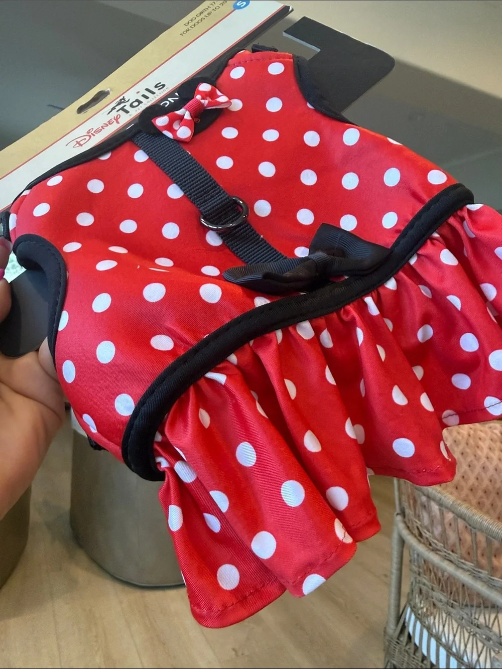 Disney Disneyland Minnie Mouse dog outfit dress authentic upto 20lbs puppy